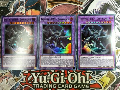 *** 3x Destiny HERO - Dominance 3x  *** DANE-EN031 Playset | Super Rare | NM-image