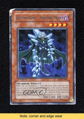 R - Destiny HERO Diamond Dude 1st Ed. YuGiOh Enemy of Justice #EOJ-EN003 0l5n-image