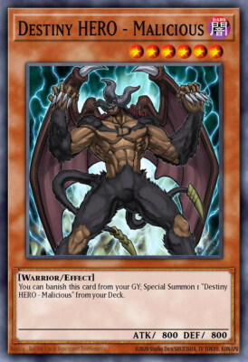 Destiny HERO – Malicious RA03 (UR) Ultra Rare NM 1st-image