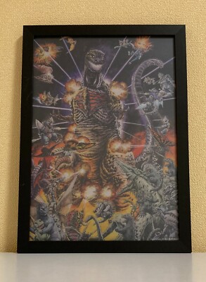 SHIN GODZILLA and all monsters framed clear file poster Shinji Nishikawa Japan-image