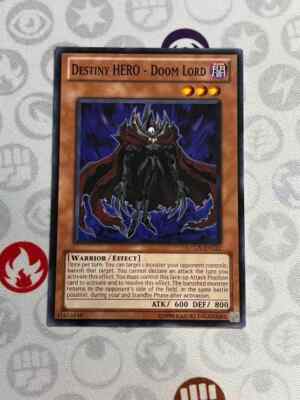 Destiny HERO - Doom Lord - LCGX-EN122 - Common (NM) - Yugioh-image