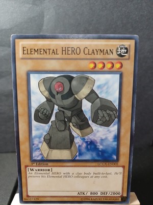Elemental Hero Clayman 1st Edition [MP] - Yu-Gi-Oh! LCGX [Common]-image