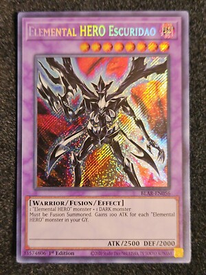 Yugioh Elemental Hero Escuridao BLAR-EN056 1st Edition NM-image
