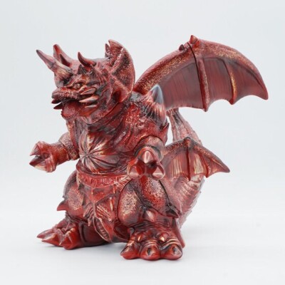 Presale GVA-BC Destoroya 1995 Frog Tree 250 Burning Red 240mm Godzilla Vinyl Art-image