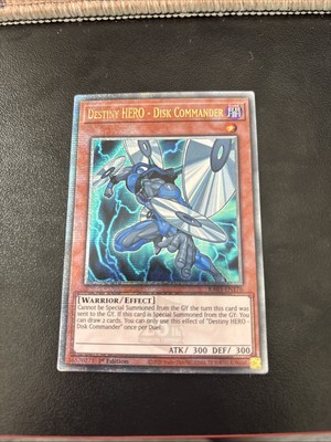 Destiny Hero Disk Commander RA03-EN176 Quarter Century 1st Edition Mint-image