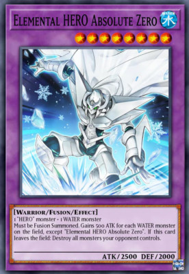 Elemental HERO Absolute Zero BLC1-EN004 Secret Rare NM yugioh-image