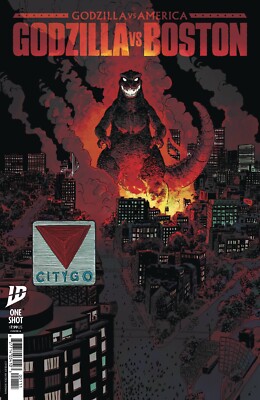 Godzilla Vs America Boston #1 Hayden Sherman Cover A Presale 07/30-image