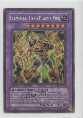 2007 Yu-Gi-Oh! Series 4 Elemental HERO Plasma Vice #CT04-EN006 0gd5-image
