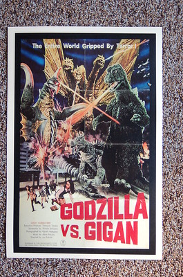 Godzilla vs. Gigan Lobby Card Movie Poster-image