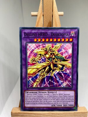 Destiny HERO - Dusktopia - 1st Edition LEHD-ENA32 - NM - YuGiOh-image