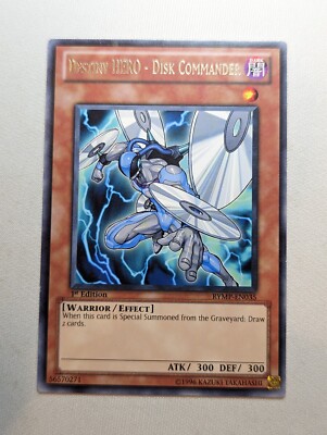 Destiny HERO - Disk Commander - RYMP-EN035 - Rare - 1st Edition - Yugioh-image