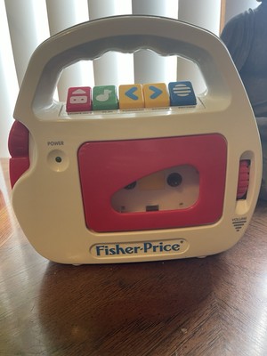 Vintage 1992 Fisher Price Cassette Tape Player / Recorder Tested WORKS!-image