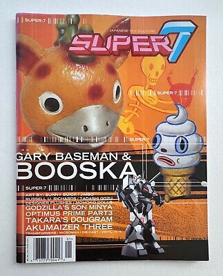 SUPER 7 vinyl toy & art zine V.2 #1 - BOOSKA Gary Baseman Minya Son Of Godzilla-image
