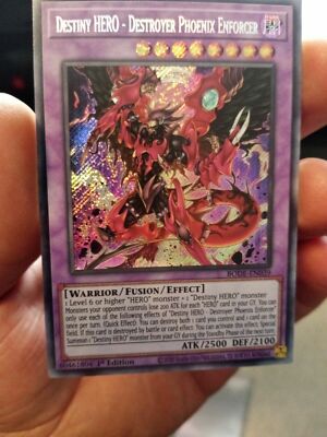 Yugioh Complete Hero Deck! Destroyer Phoenix Dark Law Liquid Sol **HOT** + Bonus-image