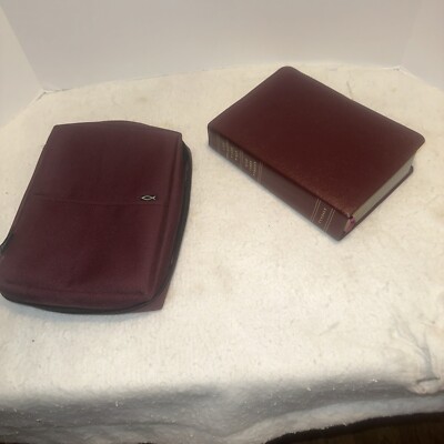 KJV Life Application Study Bible Burgundy Faux Leather Tyndale VGC FREE SHIP-image