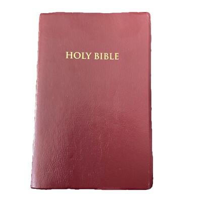 Holy Bible NKJV Nelson 1982 Words of Christ in Red Dictionary Concordance Maps-image