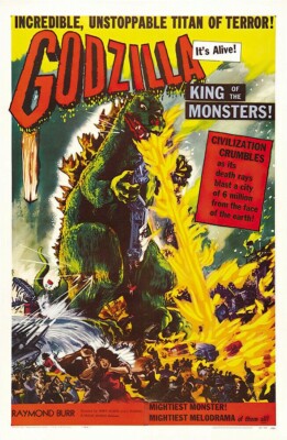 Godzilla - Classic Movie Poster / Print 11x17 inches king of the monsters horror-image