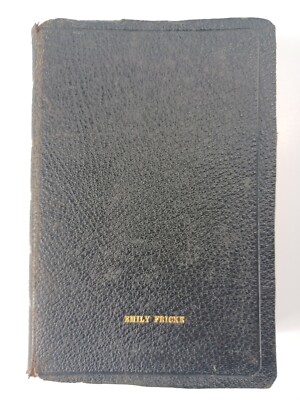 Holy Bible Teacher's Edition KJV Self Pronouncing Leather Concordia Vintage-image