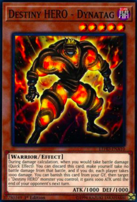 1X NM Destiny HERO - Dynatag - LEHD-ENA10 - Common 1st Edition-image
