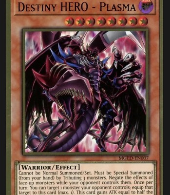 Yu-Gi-Oh! TCG Destiny HERO - Plasma Maximum Gold: El Dorado MGED-EN007 1st...-image