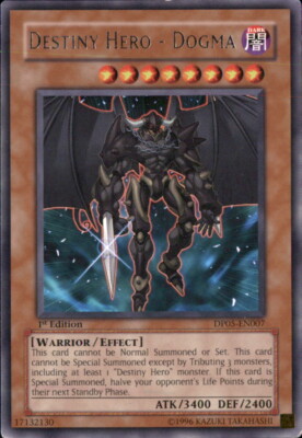 1st ed Destiny HERO - Dogma rare DP05-EN007 Yugioh-image