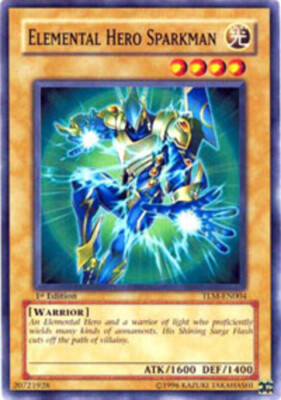 Yugioh! MP Elemental Hero Sparkman - TLM-EN004 - Common - 1st Edition Moderately-image