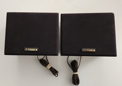Fisher WS-R9435 Speaker System Surround Pair 30 Watts RMS-image