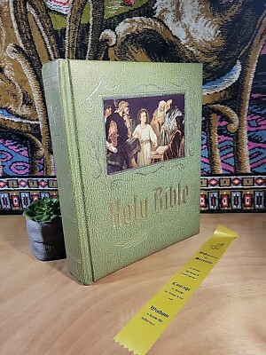 Holy Bible Heirloom Master Reference Edition King James Version Red Letter 1971-image
