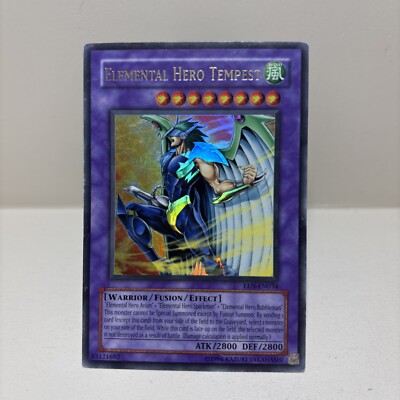 Yu-Gi-Oh! Elemental Hero Tempest EEN-EN034 Ultra Rare Unlimited MP-image
