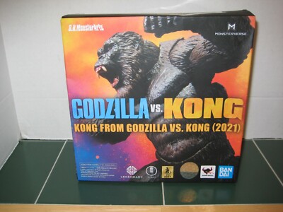 S.H. Monster Arts Godzilla vs Kong 2021 Kong Figure NEW Bandai Spirits-image