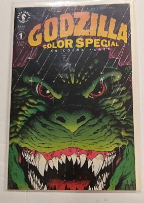 Godzilla Color Special #1 By Adams Stradley Toho Kaiju Dark Horse 1992 Mint-image