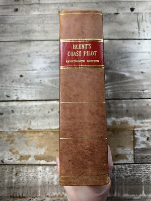 1857 Antique Navigation Book 