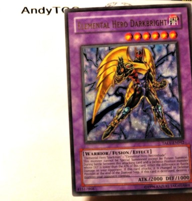ELEMENTAL HERO DARKBRIGHT - ULTRA RARE NM/VLP- TAEV EN042 - YUGIOH -image