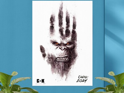 Godzilla x Kong The New Empire Movie Posters Fine Art Quality Satin Lustre 2024-image