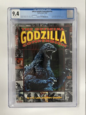 THE OFFICIAL GODZILLA COMPENDIUM CGC 9.4 SECOND PRINT 2nd RARE 1998 Softcover-image