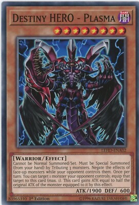Yugioh Destiny HERO - Plasma LEHD-ENA02 Common Mint Condition-image