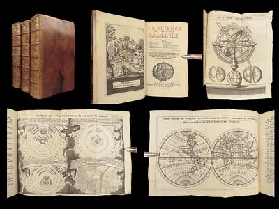 1713 ATLAS Chevigny SCIENCE Encyclopedia Geography Astronomy Zodiac America MAPS-image