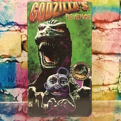 Godzilla's Revenge VHS Videotape Movie Simitar Monster Rated G 1969 Sealed NEW!-image