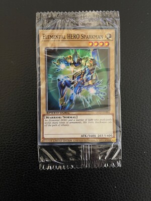 YuGiOh! Elemental HERO Sparkman  OPTP-EN004 Super Rare Speed Duel Prize Card-image