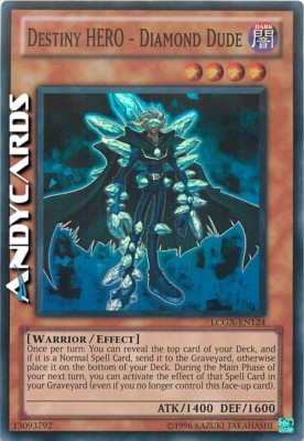 DESTINY HERO - DIAMOND DUDE Diamond Boy Hero of Destiny Super R LCGX EN124-image