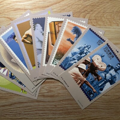 #11 postcards of Japanese 20th century Godzilla The Seven Samurai-image