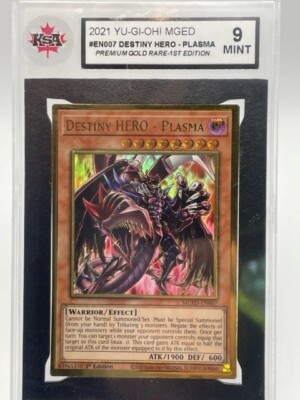 2020-21 Konami YU-Gi-Ho! MGED Destiny Heroe Plasma Premium Gold!! 1st Edition!!-image