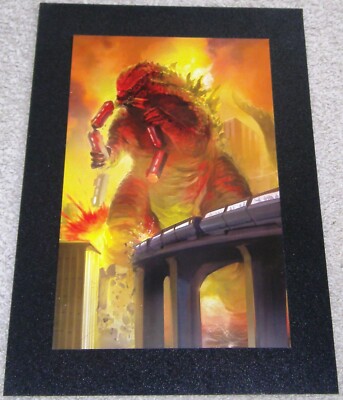 GODZILLA-ARTWORK-MAGAZINE COVER?-COMIC COVER?-MOVIE WORKUP ARTWORK?-image