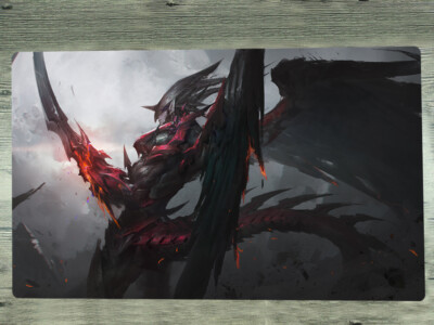 YGOmat Duel Playmat Destiny HERO Destroy Phoenix Enforcer TCG CCG Card Game Mat-image