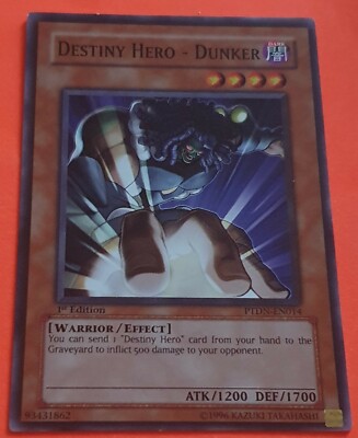 Destiny Hero-Dunker - 1st Edition Common - Phantom Darkness - YGO-image