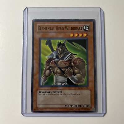 Elemental Hero Wildheart EEN-EN008 Common Unlimited Yu-Gi-Oh Card MP-HP-image