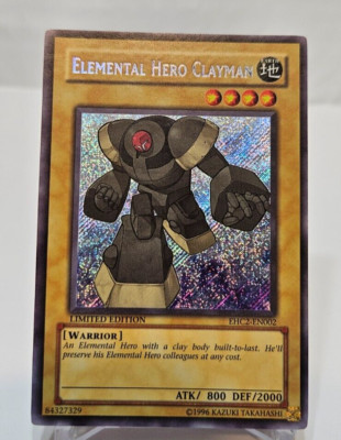Elemental Hero Clayman EHC2-EN002 Secret Rare Limited Edition Yugioh 6212-image