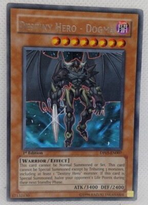Yugioh TCG Destiny Hero Dogma DP05-EN007 Rare 1st Edition Played-image