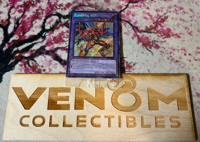 1x (M/NM) Elemental Hero Sunrise Secret Rare LDS3-EN104 Sealed In hand -image