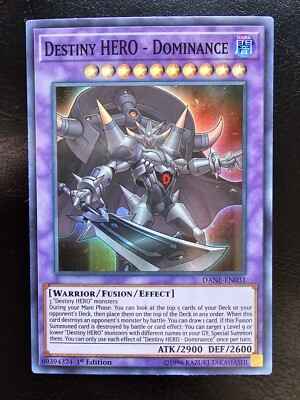 Destiny Hero - Dominance Super Rare DANE-EN031 1st Edition-image